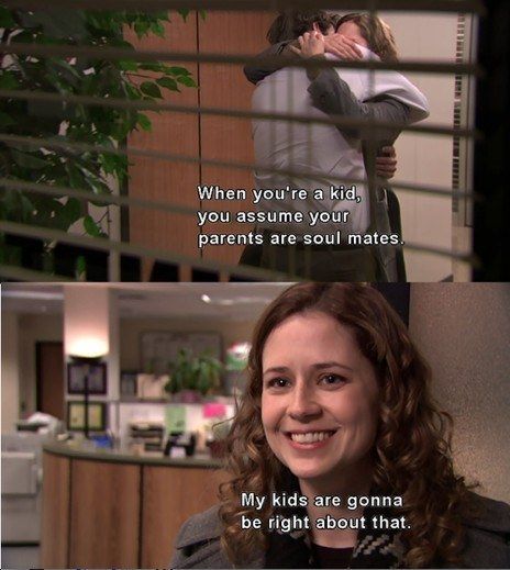the office jim ve pam ruh ikizi sahnesi 