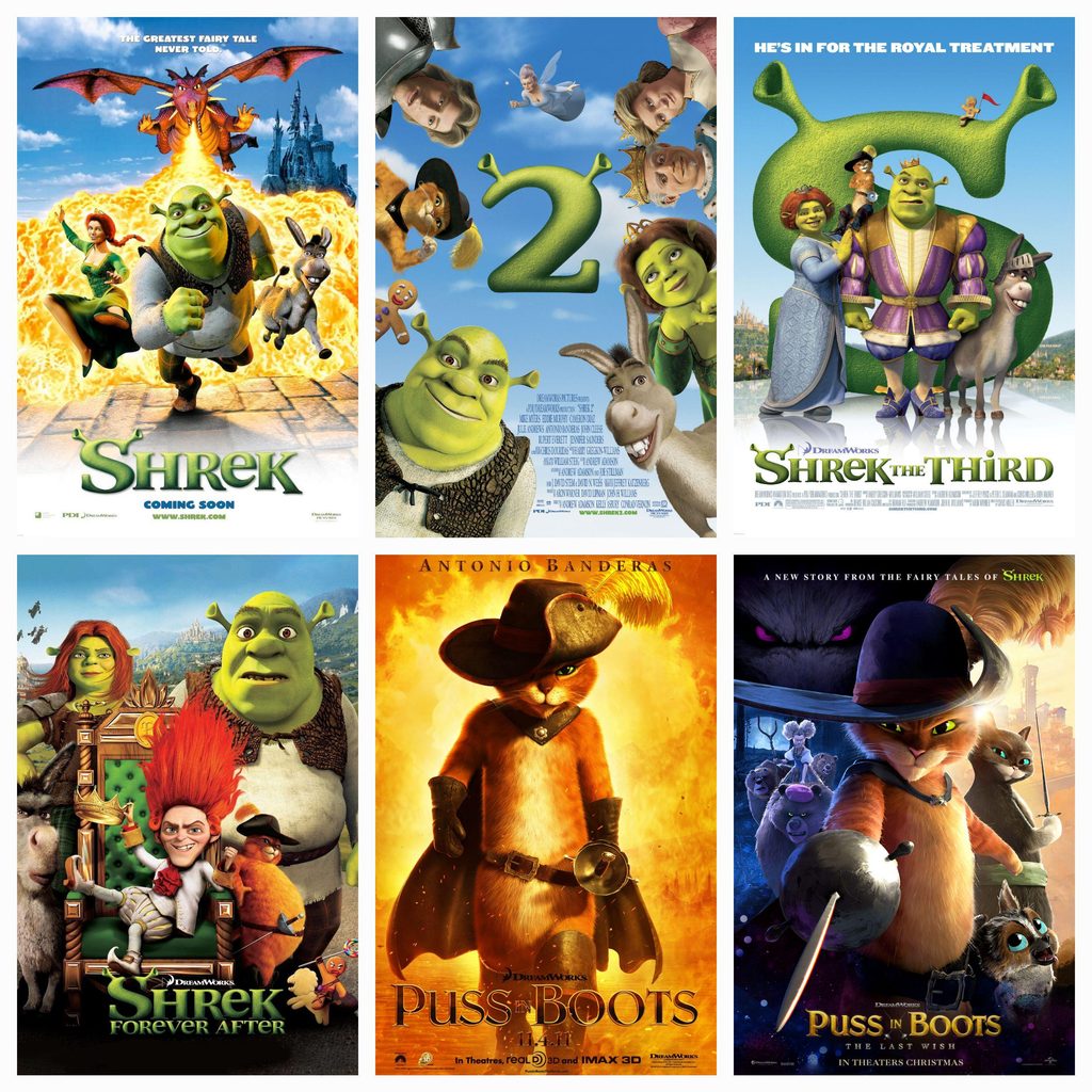 Ailecek İzlenecek Animasyon Filmleri Shrek Serisi