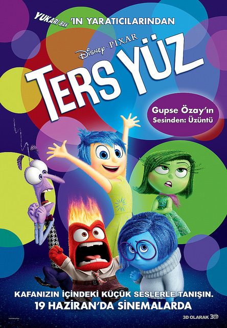 Ailecek İzlenecek Animasyon Filmleri Ters Yüz (Inside Out) 