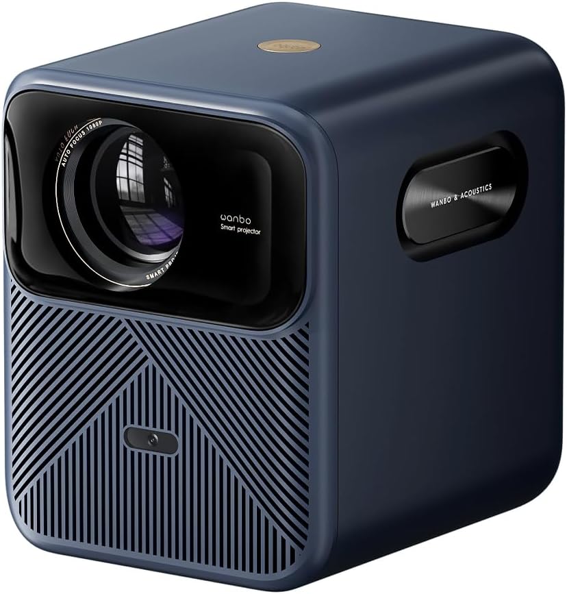 En İyi 10 Projeksiyon Cihazı Wanbo Mozart 1 Pro 2025 Google TV L1 Lisanslı Projeksiyon Cihazı 1200 ANSI Lümen, Full HD, 4K DC, HDR, MEMC, Otomatik Odaklama, Otomatik Keystone, Perde Algılama 2025 Yeni versiyon