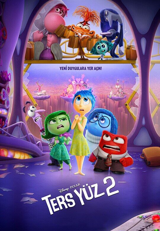 Ailecek İzlenecek Animasyon Filmleri Ters Yüz (Inside Out) 